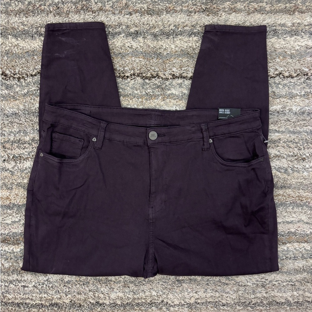 KUT From The Kloth High Rise Ankle Skinny Jeans Sz 18W NWT | KUT Skinny Jeans -